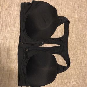 Reebok zip-up sports bra